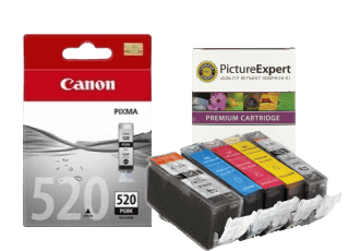 Canon PGI-520 & Canon CLI-521 Ink Cartridges
